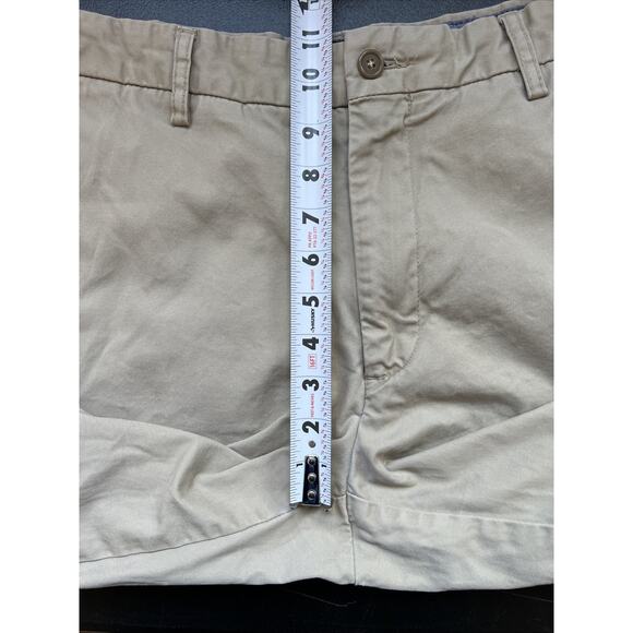 Banana Republic Pant Mens 34X32 Khaki Tan Relaxed Fit Dawson Chino Cotton Preppy - Picture 8 of 12